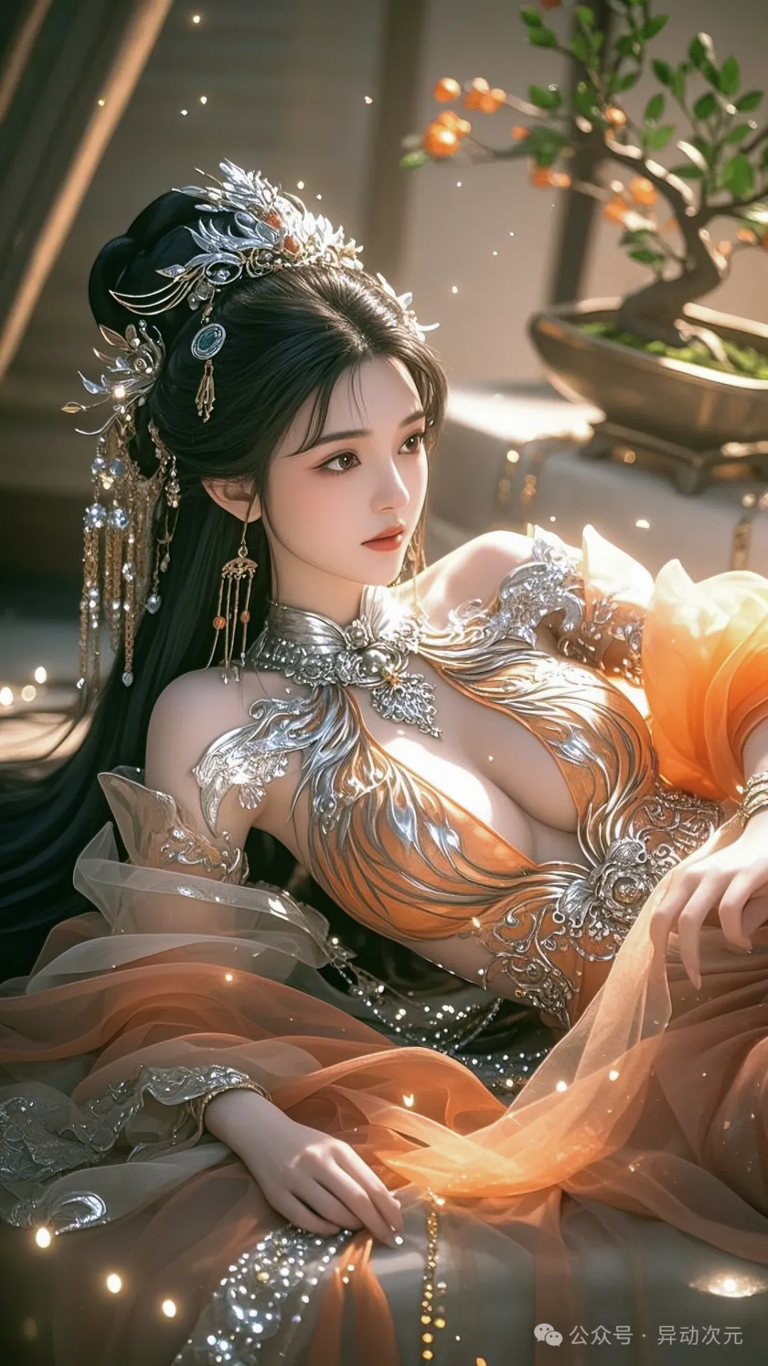 七色流光绘神女仙姿