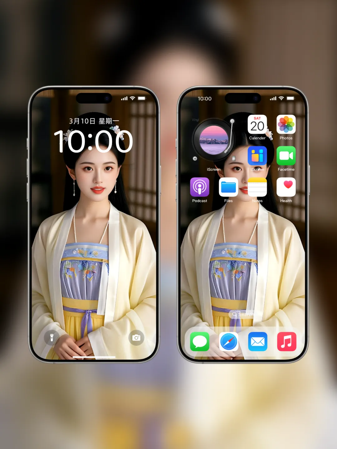 美女壁纸丨兰心蕙质，貌比嫦娥