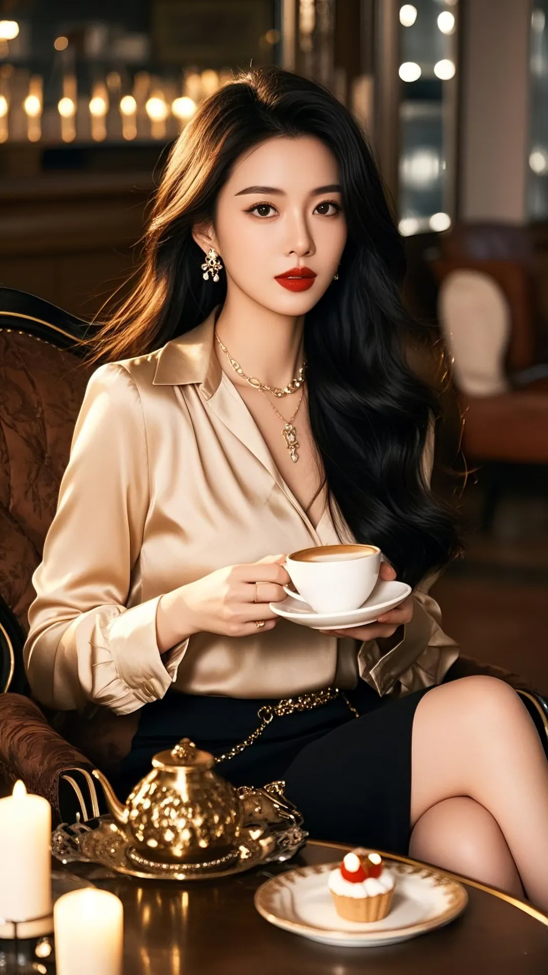 美女壁纸｜成熟韵味，风情万种