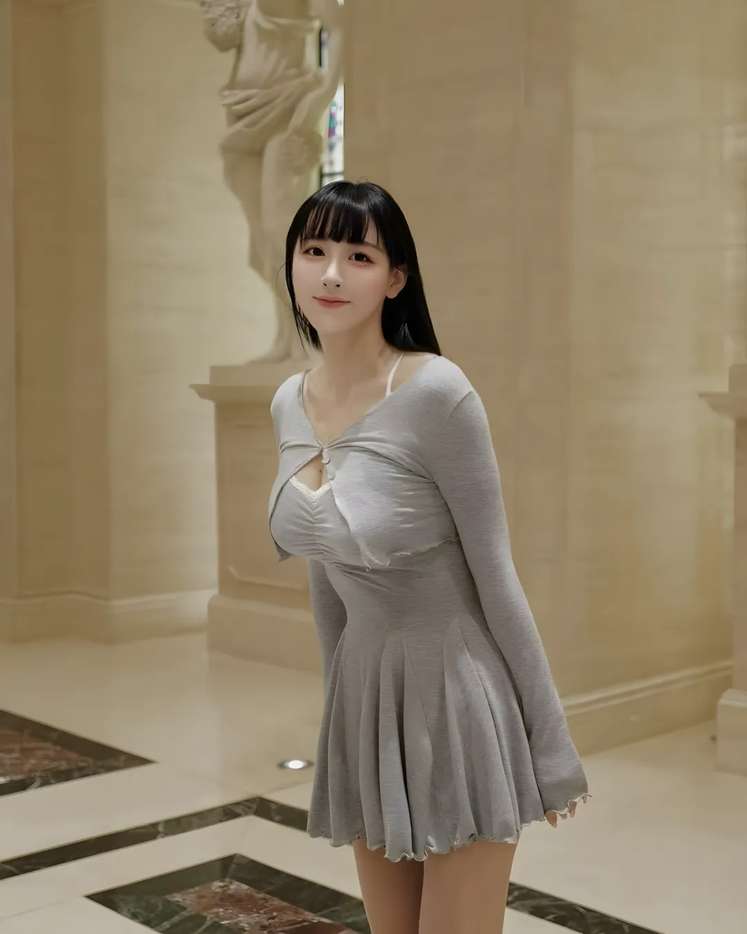 秀丽动人的青春知性美女！