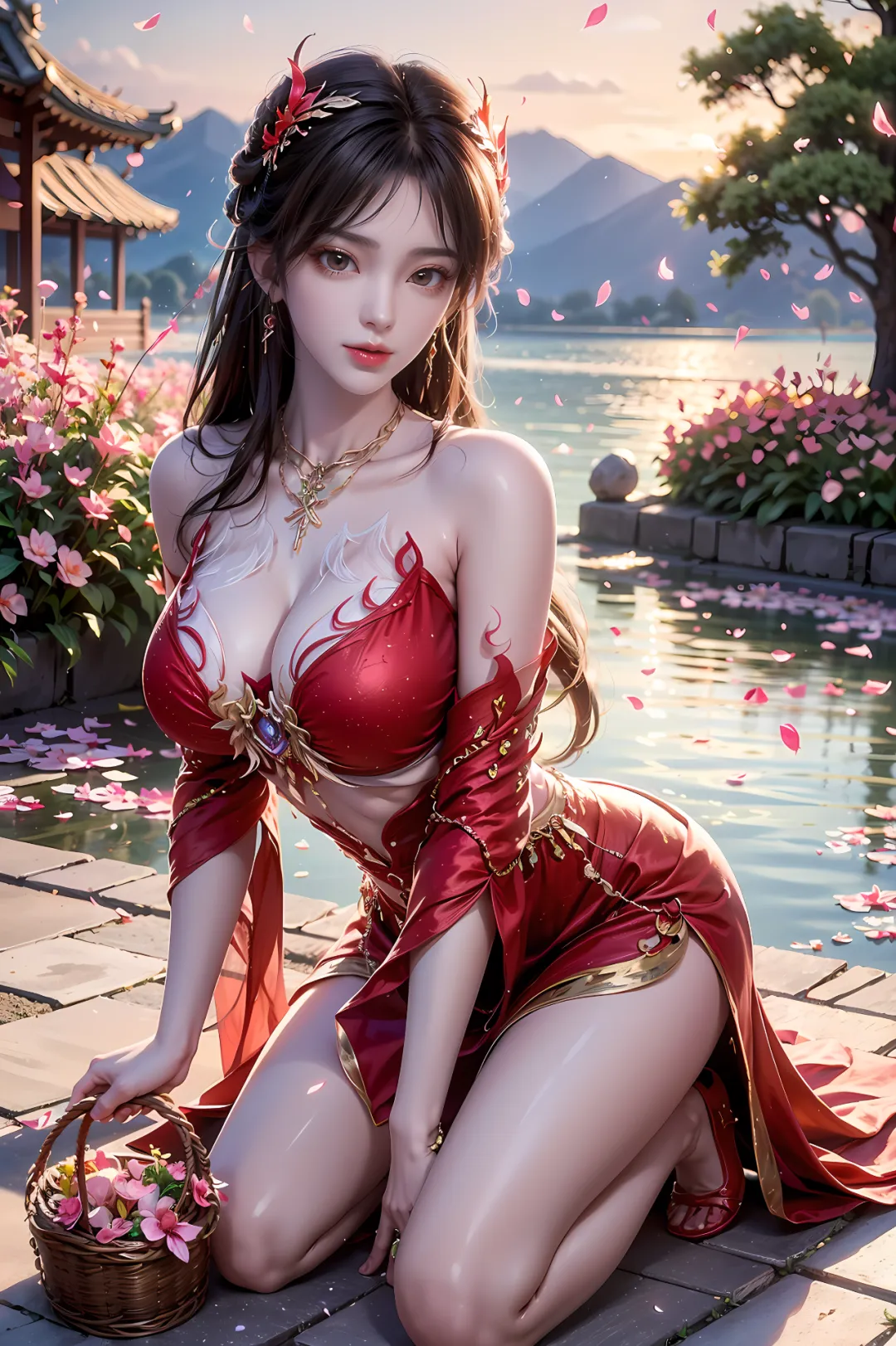 美到窒息！完美世界人气女神火灵儿最新壁纸！ 第2张