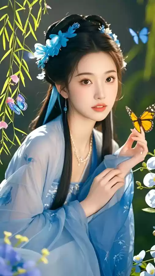 相思千年：古代美女的深情凝望壁纸 第5张
