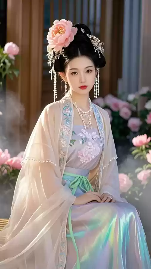 相思千年：古代美女的深情凝望壁纸 第6张