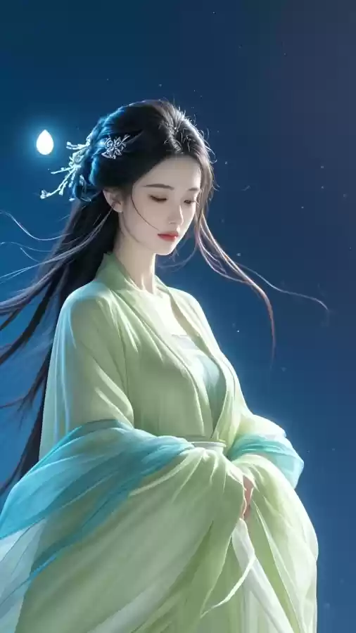 相思千年：古代美女的深情凝望壁纸 第9张