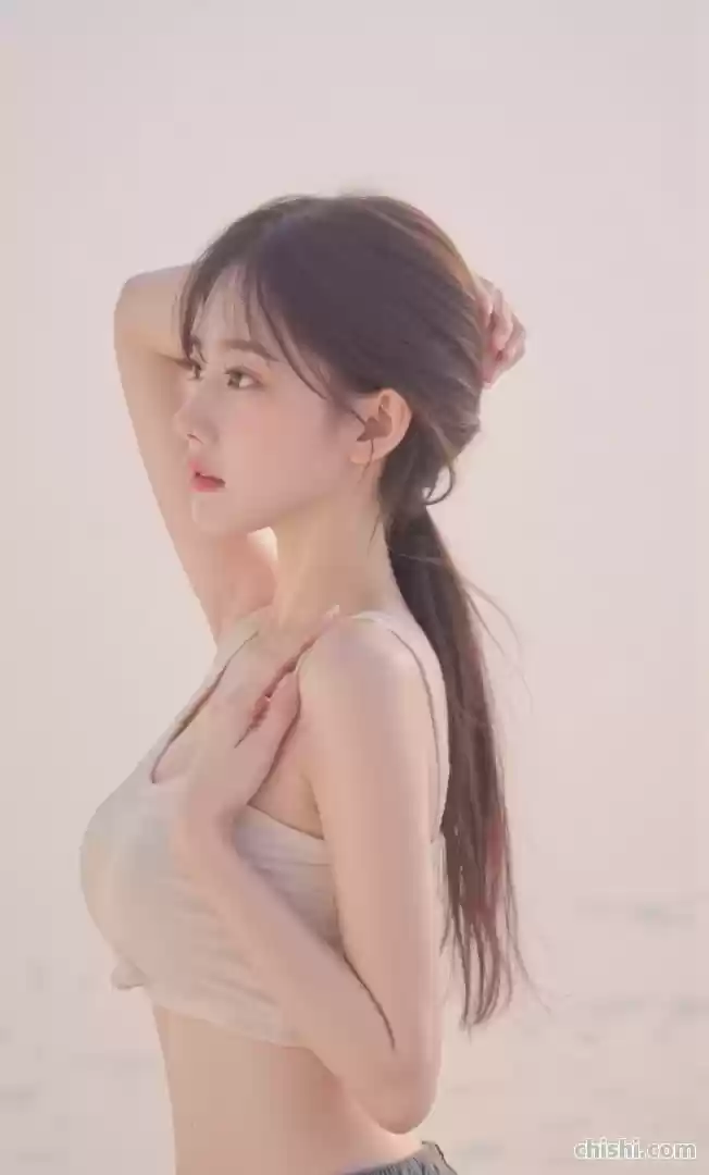 白T美女居家日系写真，纯欲天花板，慵懒风 第4张